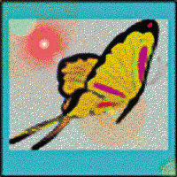 Emergence Butterfly Trademark Logo